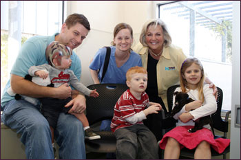 Barbi & Kevin with family - Donation