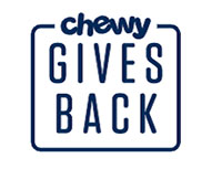 chewy gives back logo