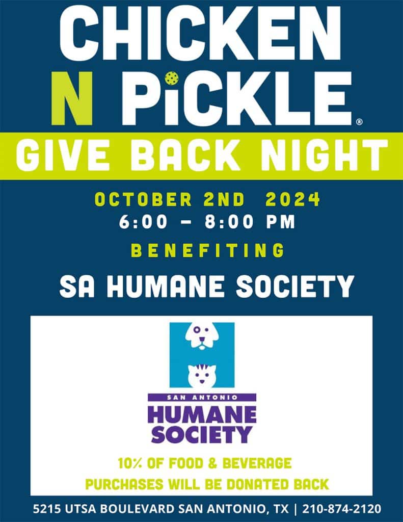 chicken n pickle give back night