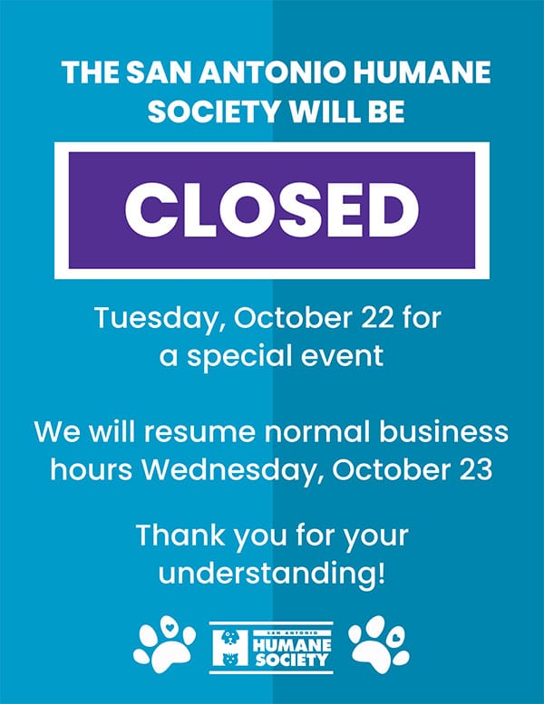 the SAHS closed on Oct 22 for a special event