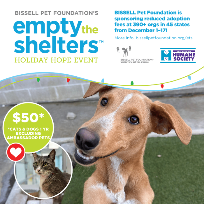 Bissell Pet Foundation’s Empty the Shelters Adoption Event