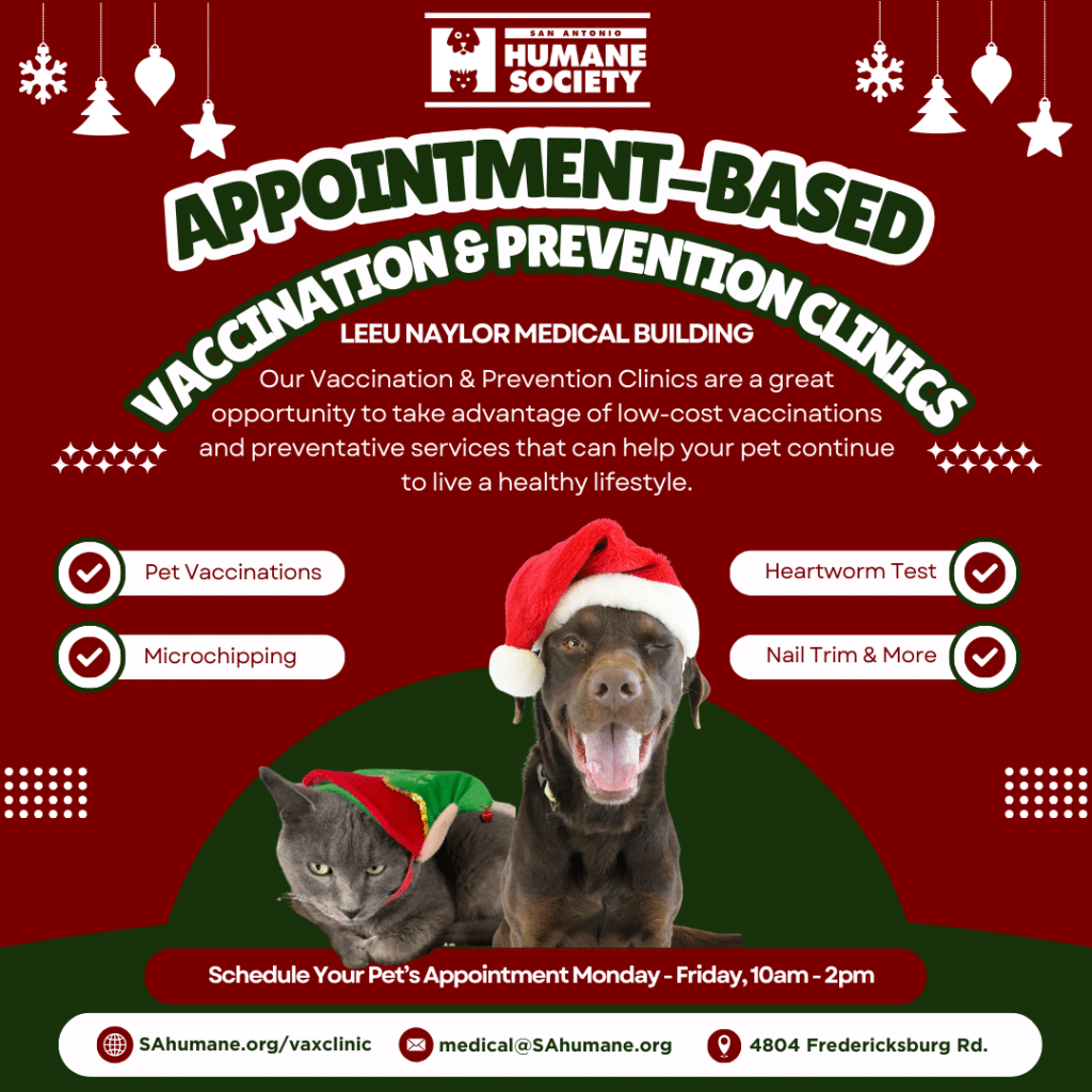 vaccination and prevention clinic appointments