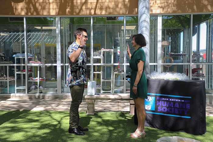 Navy re-enlistment ceremony photo